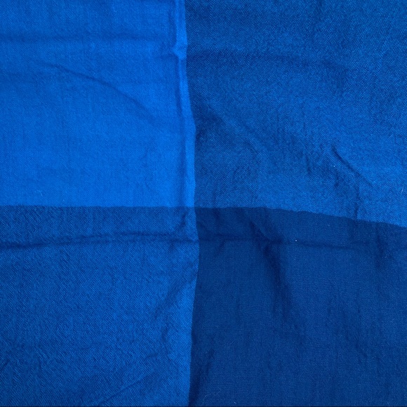 Covering Collection Wool Scarf in Shades of Blue - Picture 5 of 7